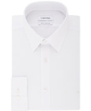 Calvin Klein Mens Slim-Fit Stretch White Dress Shirt 16.5 / 34 -35