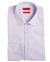 HUGO Men's Slim-Fit Light Purple Solid Dress Shirt 16 / 32 - 33