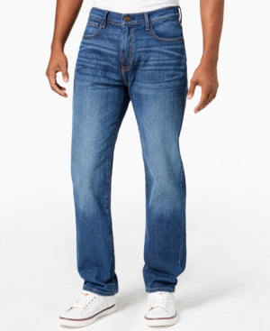 Tommy Hilfiger Mens Relaxed Stretch Jeans Hamilton Medium Wash 36 x 30