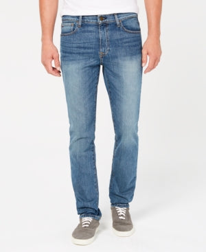 Tommy Hilfiger Mens Straight Fit Vintage Wash Jeans Blue 36 x 34
