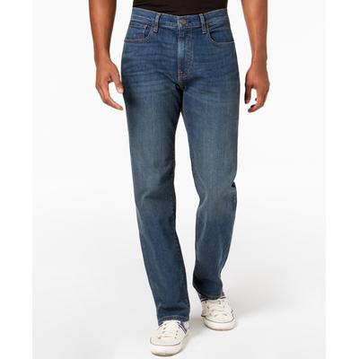 Tommy Hilfiger Mens Relaxed Fit Stretch Jeans Oscar Dark Wash 31 x 30