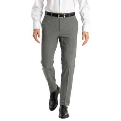 Calvin Klein Mens Skinny fit Dress Pants 33 / 32 Charcoal Grey Solid Stretch