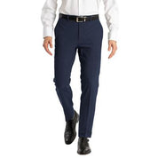 Calvin Klein Mens Skinny fit Dress Pants 34 / 29 Blue Solid Stretch