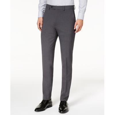 Calvin Klein Mens Skinny fit Dress Pants 30 / 30 Charcoal Grey Solid Stretch