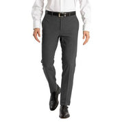 Calvin Klein Mens Skinny fit Dress Pants 34 / 30 Mid Grey Solid Stretch