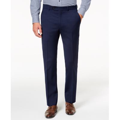 Tommy Hilfiger Mens Modern fit Dress Pants 42 / 30 Navy Blue Solid Stretch