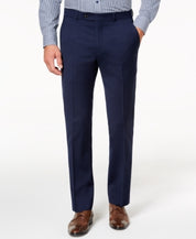Tommy Hilfiger Mens Modern fit Dress Pants 38 / 34 Navy Blue Solid Stretch