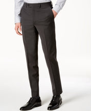 Calvin Klein Men's Skinny Fit Infinite Suit Dress Pants Charcoal Grey 40 x 34