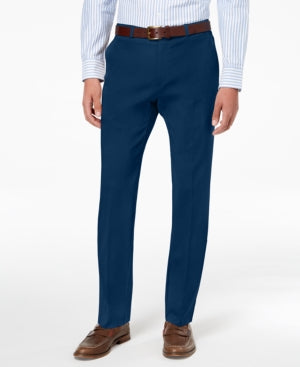 Tommy Hilfiger Mens Modern fit Dress Pants 46 / 30 Navy Blue Solid Stretch