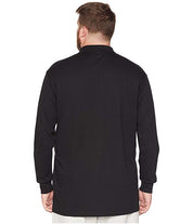 Polo Ralph Lauren Mens Regular fit Long Sleeve Polo Shirt 3XB Black Solid