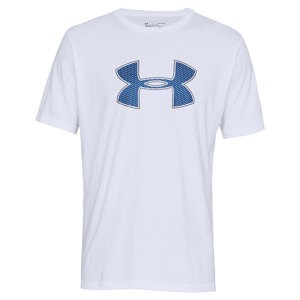 Under Armour Mens UA Big Logo T Shirt White Small