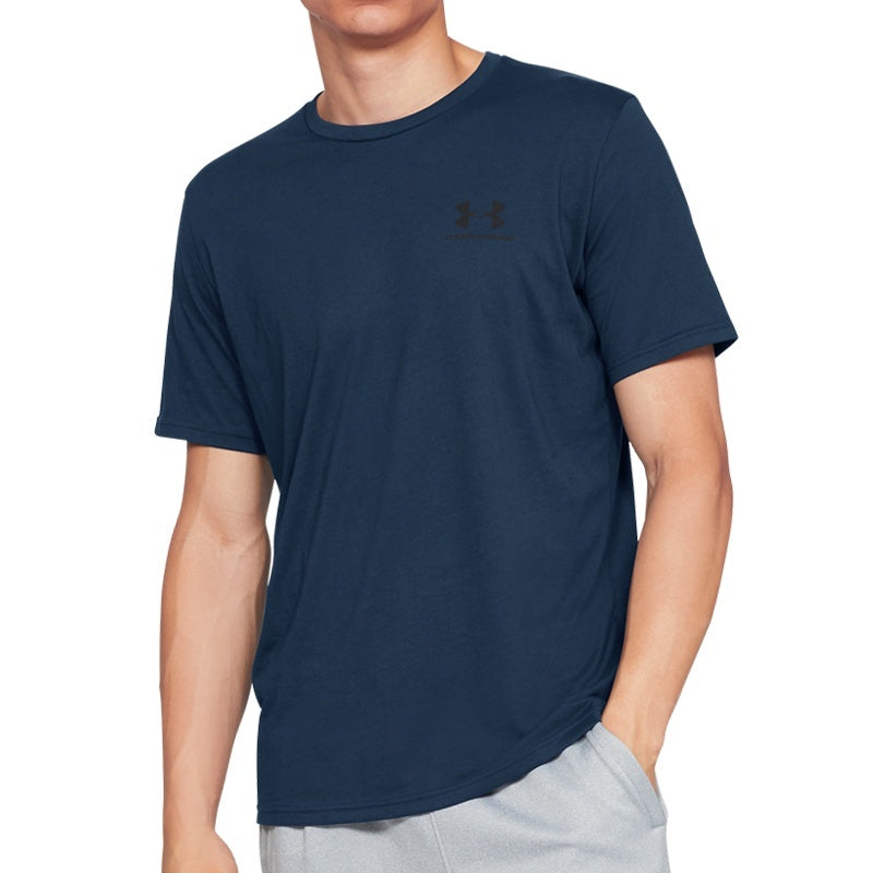 Under Armour Mens Regular fit Short Sleeve T-Shirt Shirt XL Blue Solid