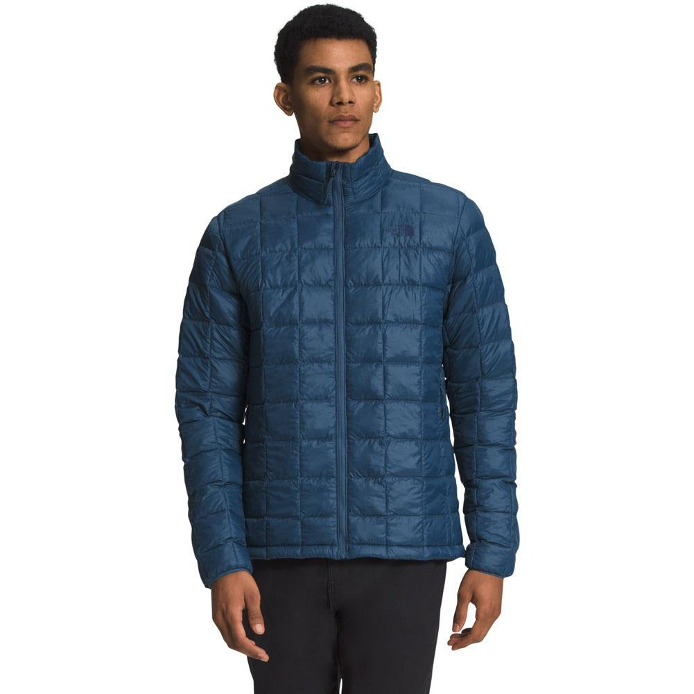 The North Face Mens Puffer Jacket Coat Large Blue Solid