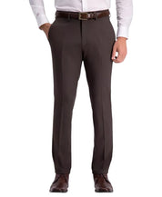 Kenneth Cole Mens Slim fit Dress Pants 34 / 29 Brown Check