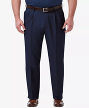 Haggar Me's Big & Tall Dress Pants  Blue 44 x 34