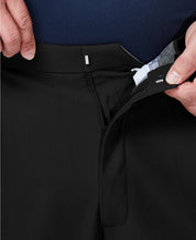 Haggar Men's Big & Tall Stretch Classic-Fit Dress Pants Black 44 x 32