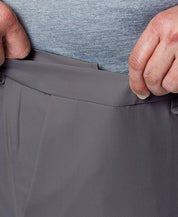 Haggar Men's Big & Tall Premium Classic Fit Solid Dress Pants Grey 44 x 32