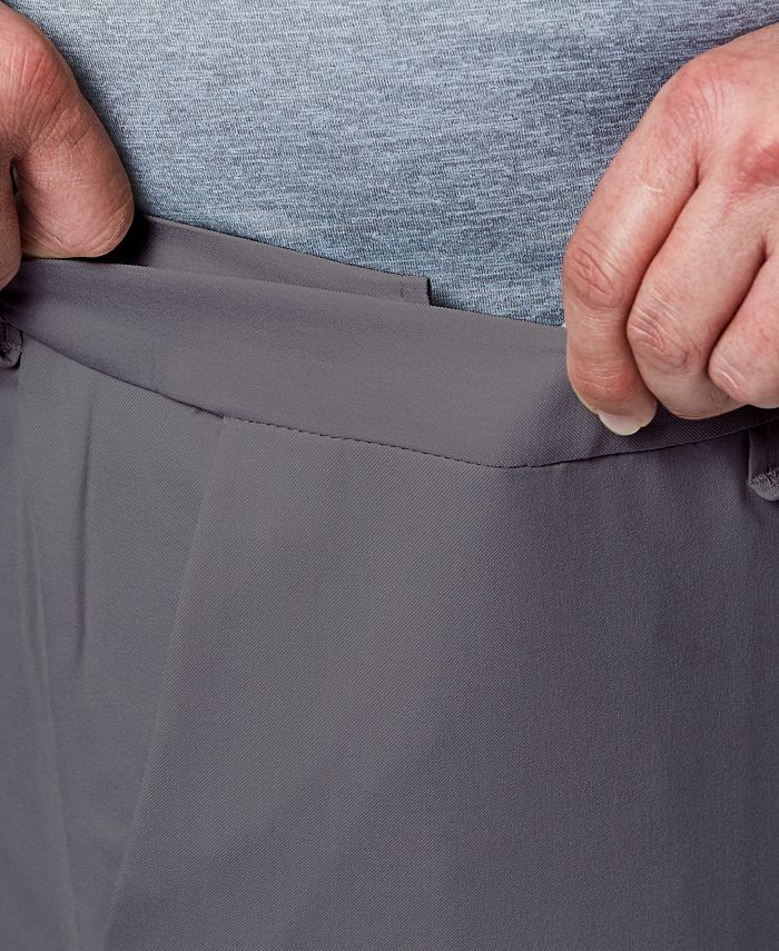 Haggar Men's Big & Tall Comfort Stretch Dress Pants Gray 46 x 32