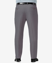 Haggar Men's Big & Tall Comfort Stretch Dress Pants Gray 46 x 32
