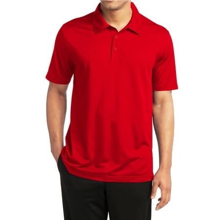 Galaxy by Harvic Men S Dry Fit Moisture-Wicking Polo Shirt 3XL XXXL Red