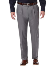 Haggar Mens Classic fit Dress Pants 40 / 32 Mid Gray Solid