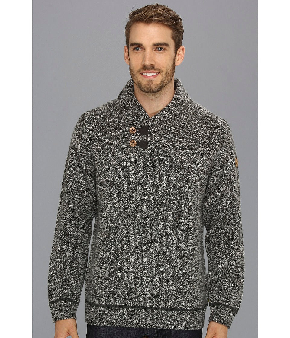 Fjällräven Men's Lada Shawl Neck Sweater Grey Small