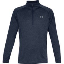 Under Armour Mens Tech Quarter Zip Pullover Sweatshirt Jacket Large Navy Blue