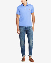 Polo Ralph Lauren Men's Classic Fit Soft Touch Polo Shirt Small Harbour Blue