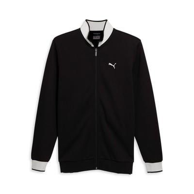 Puma Men Track Jacket Coat Small Black Solid