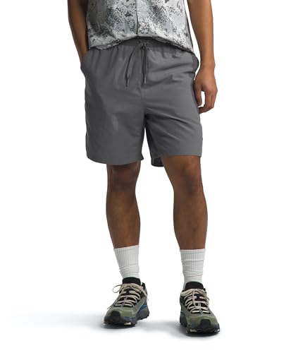 The North Face Mens Regular fit Drawstring Shorts Large / 9 Grey Solid