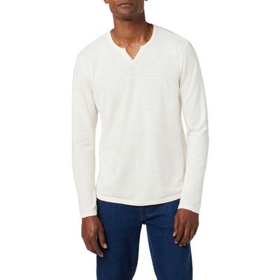 Joe'S Jeans Mens Regular fit Long Sleeve Henley T-Shirt Shirt Medium Beige