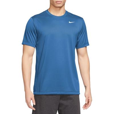Nike Mens Regular fit Short Sleeve T-Shirt Shirt Small Blue Solid
