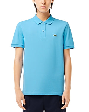 Lacoste Mens Slim fit Short Sleeve Polo Shirt XXL Bright Blue Solid