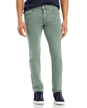 Paige Mens Slim fit Denim Jeans 30 / 33 Green Solid