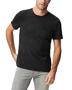 Paige Mens Regular fit Short Sleeve T-Shirt Shirt XL Black Solid