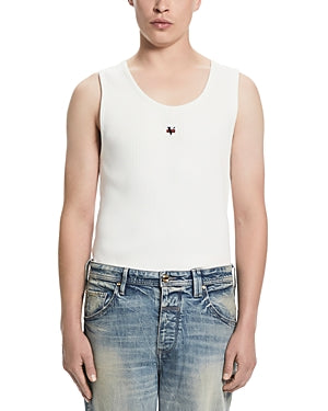 Vayder Mens Regular fit Sleeveless Tank Top Shirt XL White Solid