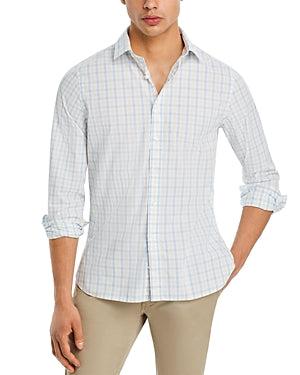 The Men's Store At Private Label Mens Slim fit Button-Up Shirt XXL Beige Plaid