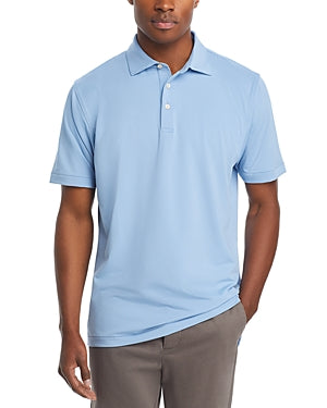 Peter Millar Mens Regular fit Short Sleeve Polo Shirt XL Blue Striped
