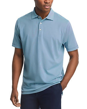Peter Millar Mens Regular fit Short Sleeve Polo Shirt XXL Blue Striped