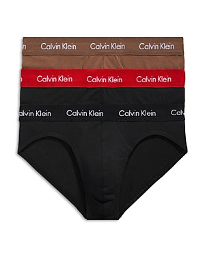 Calvin Klein Cotton Stretch Moisture Wicking Hip Briefs Small Pack of 3