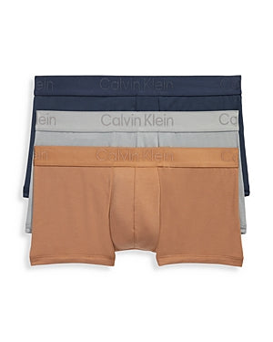 Calvin Klein Mens 3 Pack Classic fit Trunks Underwear XL Brown
