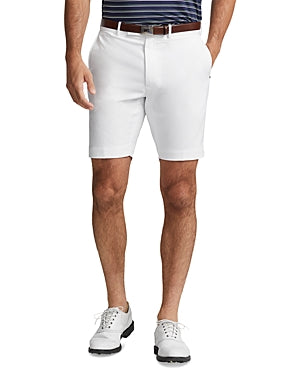 Ralph Lauren RLX POLO Men's 9 Inch Tailored Fit Performance Golf Shorts White 36