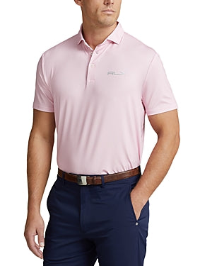 Polo Ralph Lauren RLX Mens Custom Slim Fit Performance Polo Shirt Pink Large