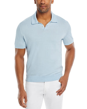 The Men's Store At Private Label Mens Short Sleeve Polo Shirt XL Light Blue Solid