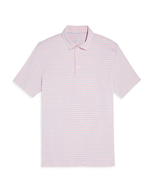 Vineyard Vines Men's Golf Palmero Short Sleeve Polo Shirt Flamingo Pink Large