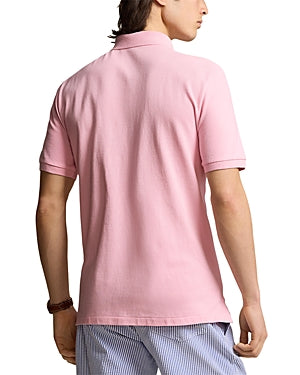 Polo Ralph Lauren Men Classic fit Short Sleeve Polo Shirt Large Pink Solid