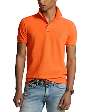 Polo Ralph Lauren Men's Classic Fit Mesh Short Sleeve Polo Shirt Orange XL