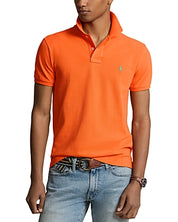 Polo Ralph Lauren Men Classic fit Short Sleeve Polo Shirt XXL Red Solid