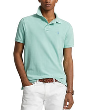 Polo Ralph Lauren Men's Classic Fit Short Sleeve Mesh Polo Shirt Green Medium