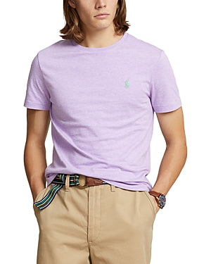 Polo Ralph Lauren Mens Classic fit Short Sleeve T-Shirt Shirt Large Purple Solid